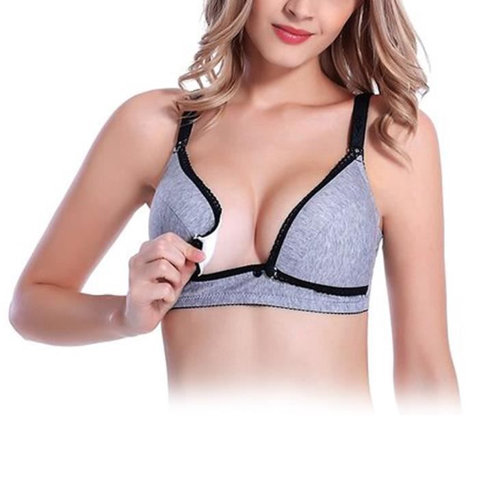 Soutien-gorge d'Allaitement en Coton Lingerie M...