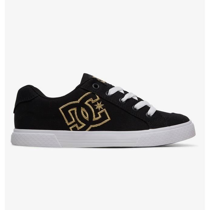 Chaussures Femme DC SHOES CHELSEA TX black gold