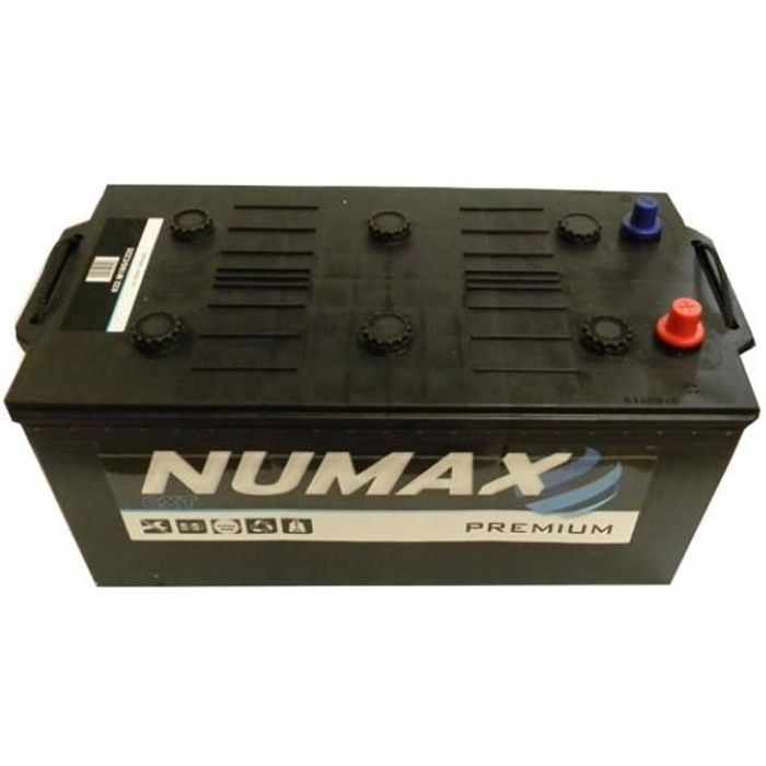 Batterie de démarrage Poids Lourds et Agricoles Numax Premium TRUCKS M16G / C 632 12V 225Ah / 1300A