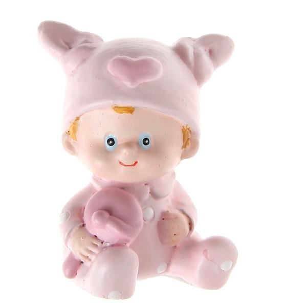 Figurine baptême fille: Rose (x2) REF/4941
