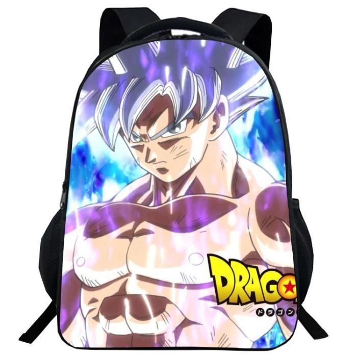 Sac à dos Enfants Dragon Ball 16- nior Goku Haut qualité cartable d'écolie réversible Sac à main Nouvelle mode 02