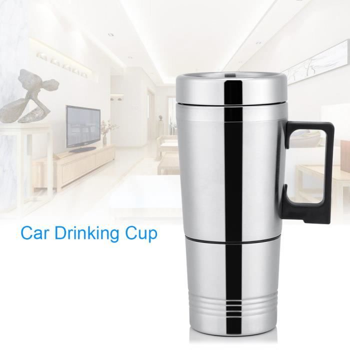 300ML Bouilloire Électrique Chauffe-Eau Voiture Inox Thé Tasse Café Portable HAN9