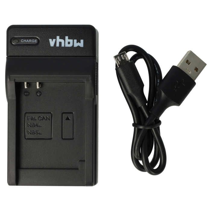 Chargeur Micro USB pour appareil photo, caméscope Canon Digital Ixus 55, 60, 65, 70, 75, 80 is, 800 IS, Ixus 82, 850 IS, 860is, 8...