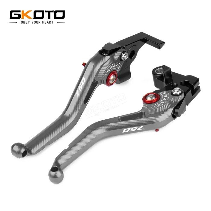 Leviers De Frein Et D'embrayage Pour Moto VOGE Brivido 125R - Alliage Aluminium, Réglables 6 Positions, Pliables