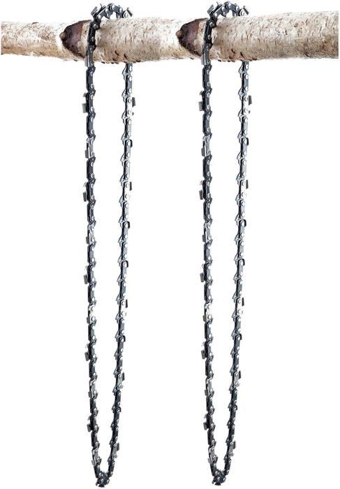 Guide De Tronçonneuse 45cm 3/8" 1,6mm 66 Maillons Et 2 Chaînes