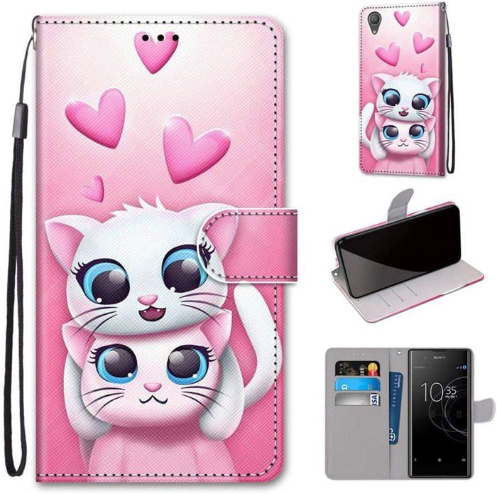 Pour Sony Xperia 1 IV 5G Étui,Cuir Portefeuille Étui Téléphone + Écran Verre