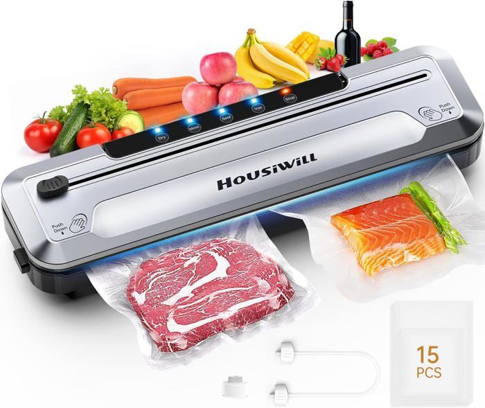 Machine Sous Vide Alimentaire,5 En 1 Machine Sous Vide Pour La