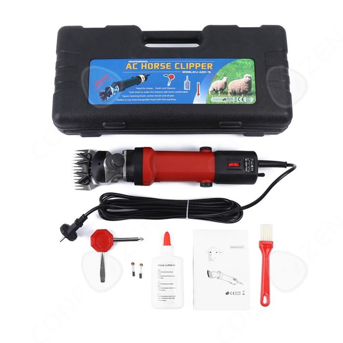 Comparer les prix de C Tondeuse à moutons 2800rpm 6 vitesses ajustable tondeuse mouton électrique avec étui de transport ciseaux à moutons chèvres lamas