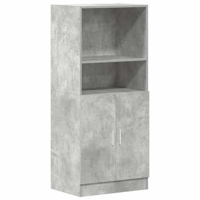 Buffet cuisine/Armoire de cuisine - VIDAXL - gris béton - 57x415x1315 cm bois ingénierie CC4153015