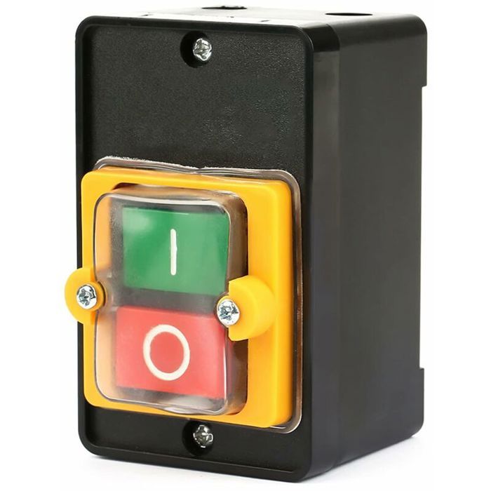 Lot De 2 Micro-interrupteurs Auto-bloquants 12V/6A Avec Fil - Bouton Poussoir étanche
