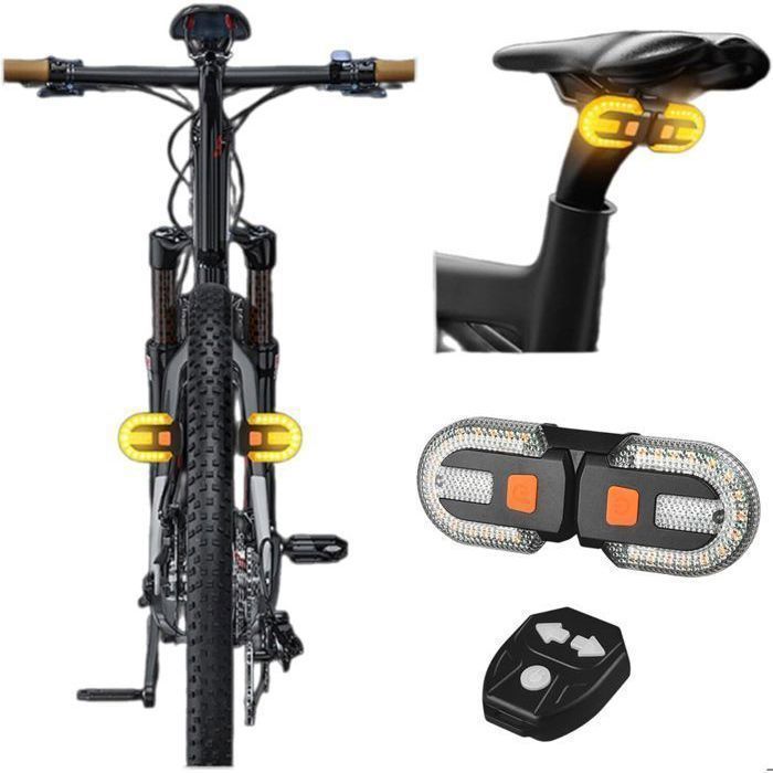 Feu Arrière Vélo LED Liang You LY-6700 Avec Clignotants Et Télécommande - Neuf