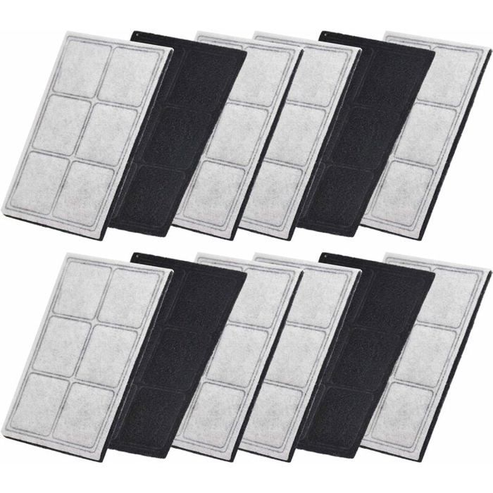 Comparer les prix de Compatible avec les filtres de fontaine eau pour chat Drinkwell Platinum 12 filtres de rechange blancs Label