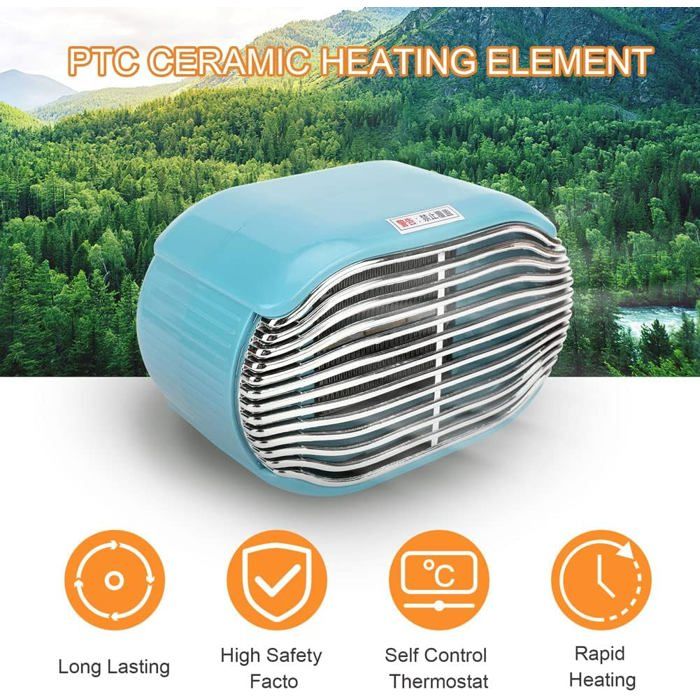 Radiateur D'appoint,Ventilateur électrique Portable De 500W,chauffage