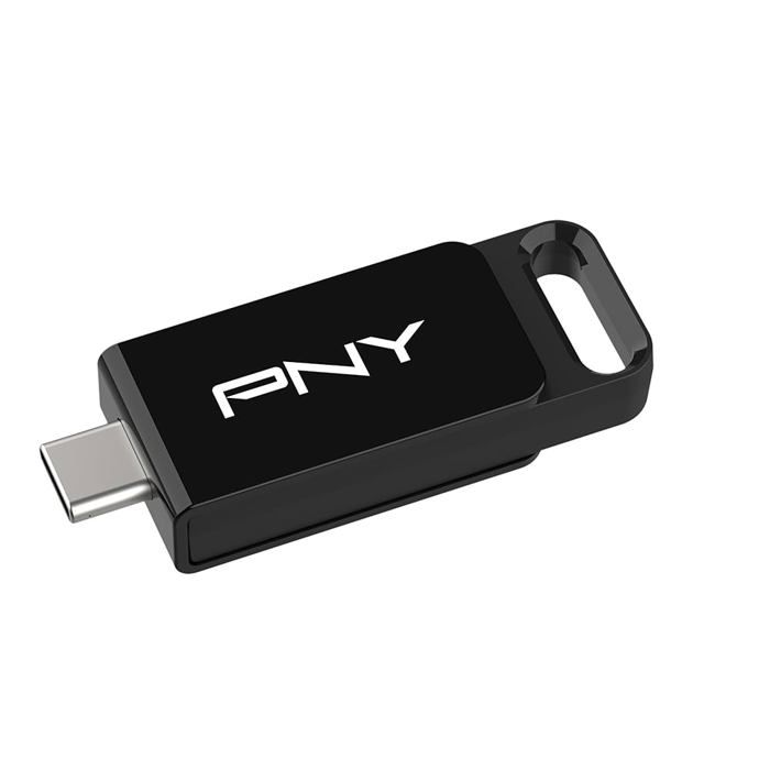 Pny Clé USB - Elite Type-C - 256 Go - USB 3.2 - Connecteur rétractable