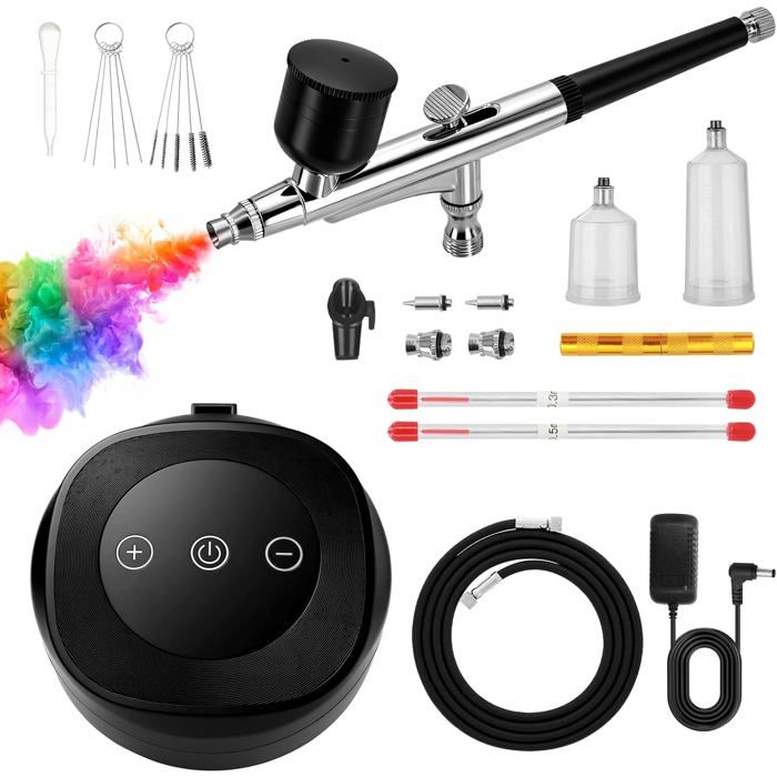 VISLONE Kit aérographe professionnel pour modélisme artistique avec