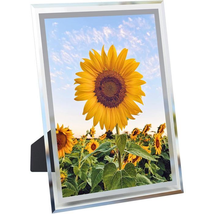 Cadre Photo A4 21x29.7cm Argent - Plastique Rigide Verre Synthétique Gallery