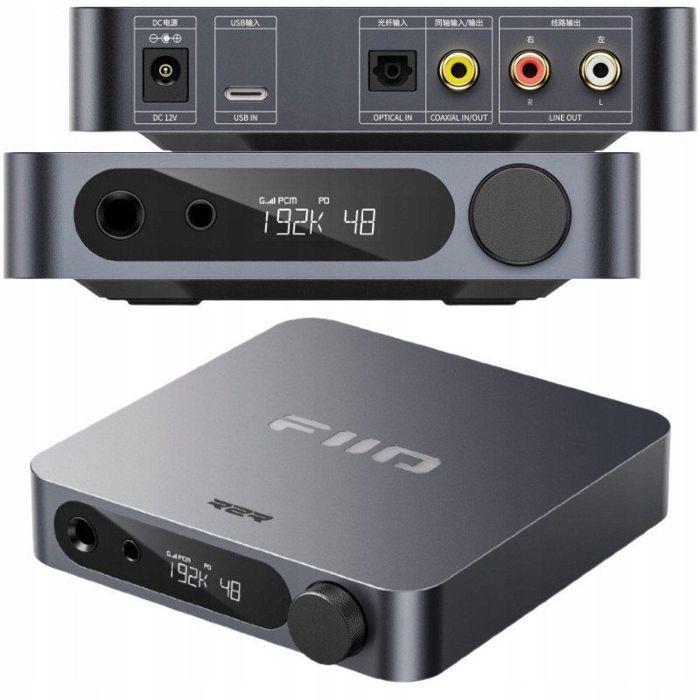 Amplificateur de casque Fiio K11 R2R - Ãdition limitÃ©e Titanium - Amplificateur de casque de bureau avec DAC