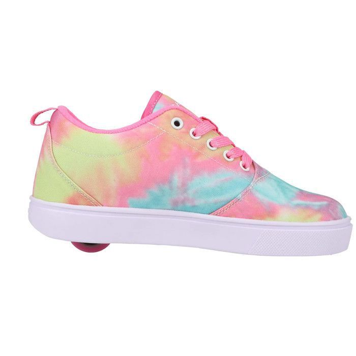 HEELYS Chaussures à roulettes Heelys - HEELYS - Pro 20 Prints (HE00051694) - Motifs rose/blanc - Tige en toile - Confort respirant
