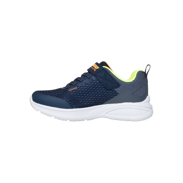 Skechers Basket - SKECHERS - Squad-Pacer - Enfant - Scratch et lacets - Bleu marine