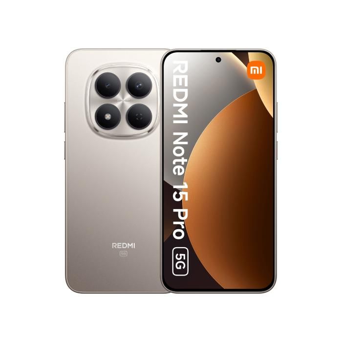 Xiaomi Redmi Note 15 Pro 5G 8GB-256GB Plata (Titanium) Dual SIM