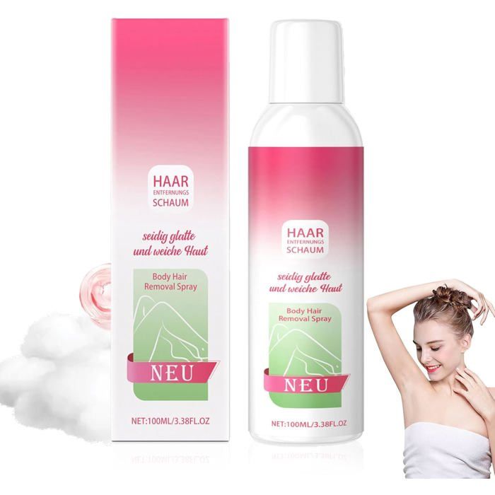 Spray dépilation doux épilation efficace sans rasage pour femmes et hommes mousse dépilatoire