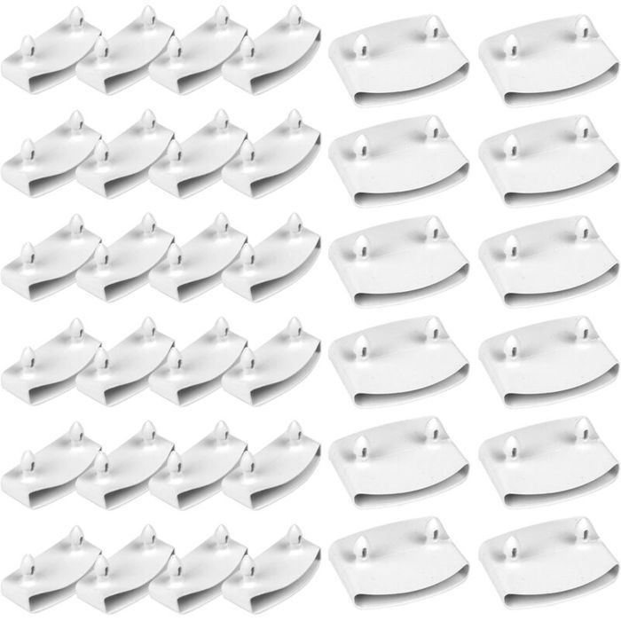 Keyoung – Lot de 36 embouts de lattes pour sommier 54mm – Supports en plastique haute densité – Fixation rapide pour sommiers en b