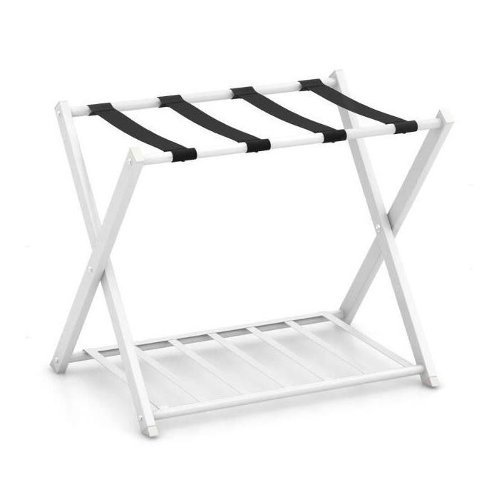 2 niveaux porte-valise pliant avec étagère support valise 22 24 26 pour chambre damis ou hôtel