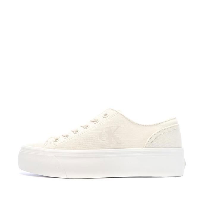 Baskets Beiges Femme Calvin Klein Jeans Vulc