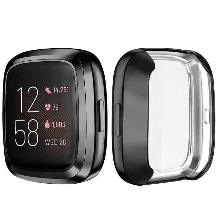 Housse de protection d cran pour Fitbit Versa 3 AIHONTAI Noir