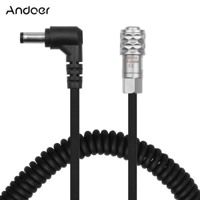 Alvin's Cables - Câble D'Alimentation BMPCC4K 60CM Pour Blackmagic Pocket Cinema Camera 4K