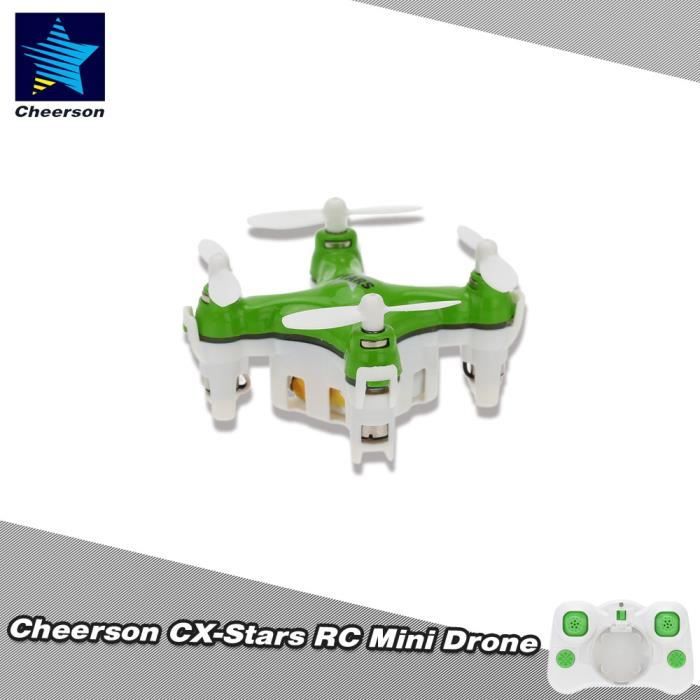 Cheerson Cx Stars Mini Rc Drone 2 4g 4ch 6 Axes Gyro Quadcopter Ufo Avec 3d Flips Mode Sans Tete Achat Vente Drone Cdiscount