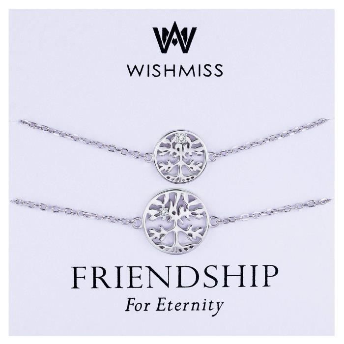 Bracelet amitié argent Clearance
