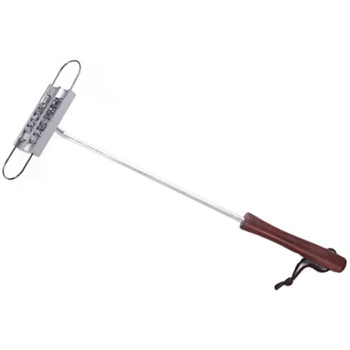 Fer à Marquer Personnalisable Pour Barbecue – Lettres Modifiables, Manche En Bois, Pour Steak, Burger - 4