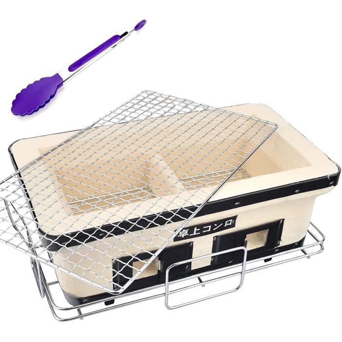 JAPON YAKITORI BARBECUE Diatomite Charbon Grille Hibachi Konro 54 x