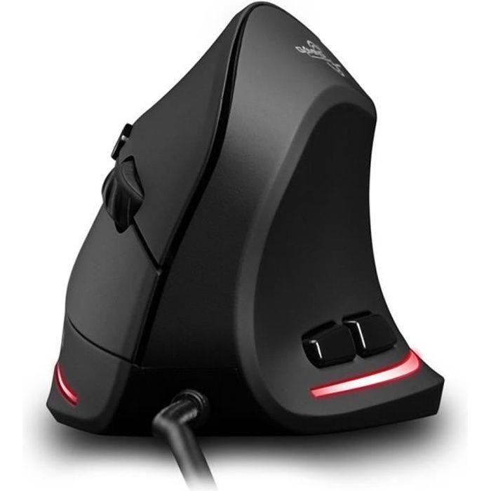 Souris verticale – Ergonomique – Gaming – Filaire – DPI réglable – Prévention des douleurs