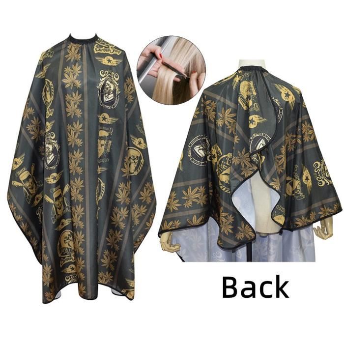 Tablier de coiffeur,Cape de Salon de Coiffure Imperméable,Peignoir de Coiffure Réglabler,Blouse Coiffeur Professionnel,pour Beauté