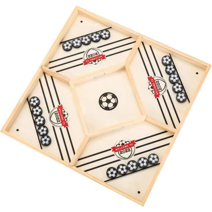 Jeu De Hockey En Bois-Plateau De Jeu Au Rythme Rapide-Jouets De Combat Amusants Enfants, Adultes 