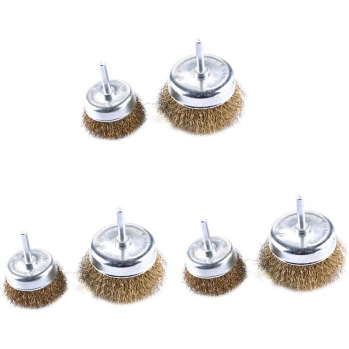 Brosse Métallique Ronde Pour ébavurage - Diamètres 100mm/115mm/125mm - 12500 Tr/min - Parfaite Pour Atelier