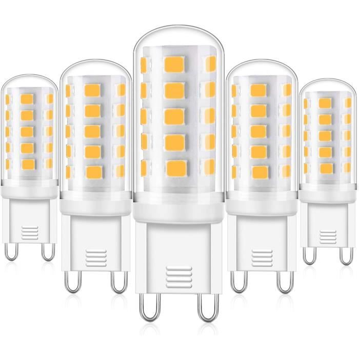 4W G9 Led Ampoule Blanc Chaud 2700K Équivalent 40W Halogène, Dimmable Pas  De Scintillement G9 Ampoule Led Lampe, Ac220-240V L[J3385] - Cdiscount  Maison