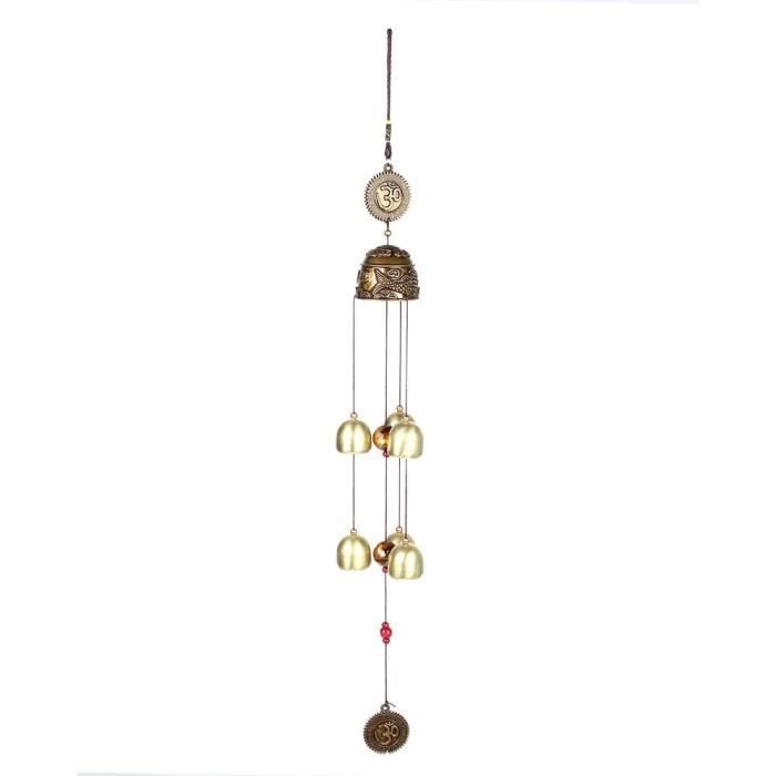 12 Petites Cloches Suspendues Décoratives - Dorées/rouges, Pour Noël Ou Déco Maison - 9
