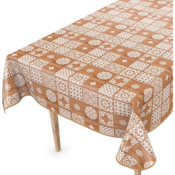 Nappe En Toile Cirée Provence Martina Home 100x140 Cm - Imperméable Et Facile D'Entretien