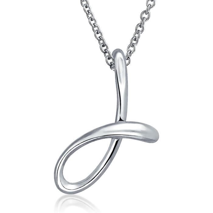 Pendentif Lettre O En Argent 925 Plaqué Or Jaune - Collier Chaîne Rolo 18 Pouces - Silverspeck