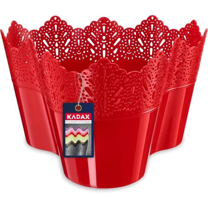 KADAX Pot De Fleurs En Plastique 11-21 Cm 5 Couleurs Pot Simple Pot De Fleurs Robuste Pot De Fleurs Rond Pour Fougere Diametre 11 Cm Gris 83764743