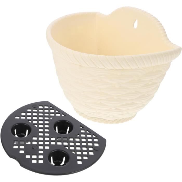 Pot De Fleur Suspendu Garde-corps Pot De Fleur Mur Pot De Fleur Jardin En Plastique Pot De Fleur