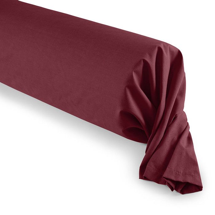 Taie de traversin 45 x 185 cm Prémium - Prémium Grenat