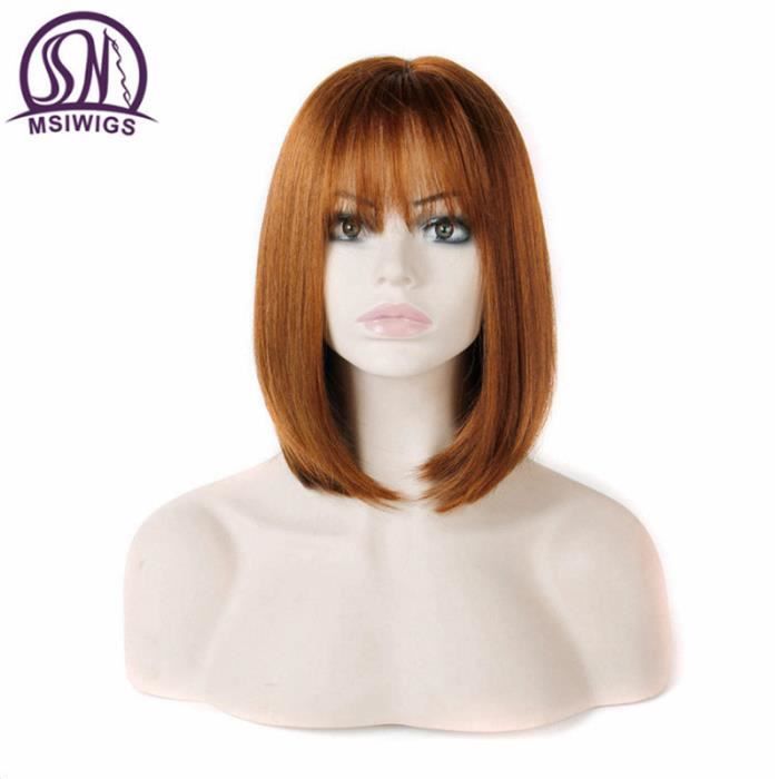perruque blonde avec frange