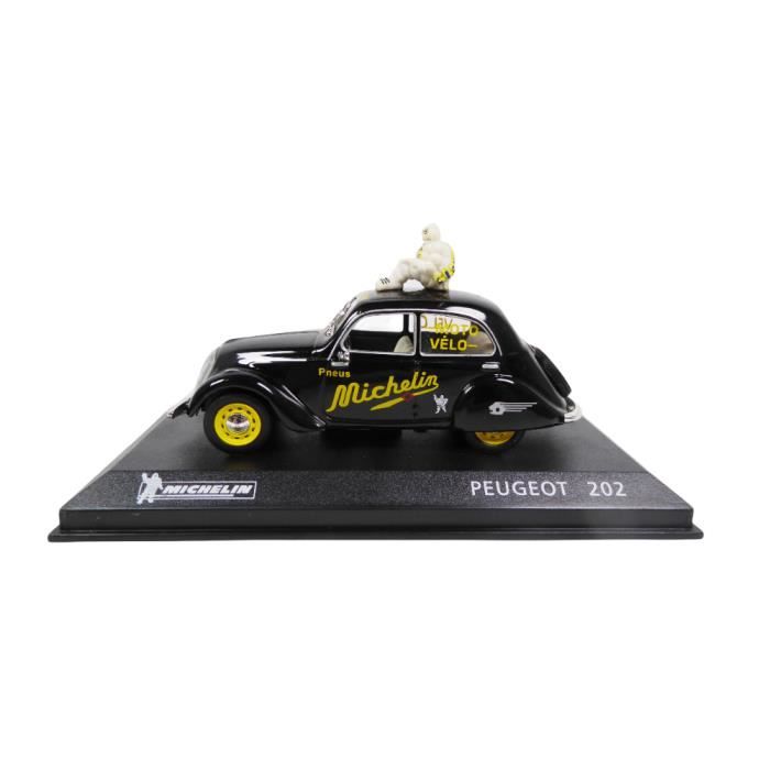 Peugeot 305 Taxi Barcelone – Miniature 1/43 Minimini Label 43, Noir Et Jaune