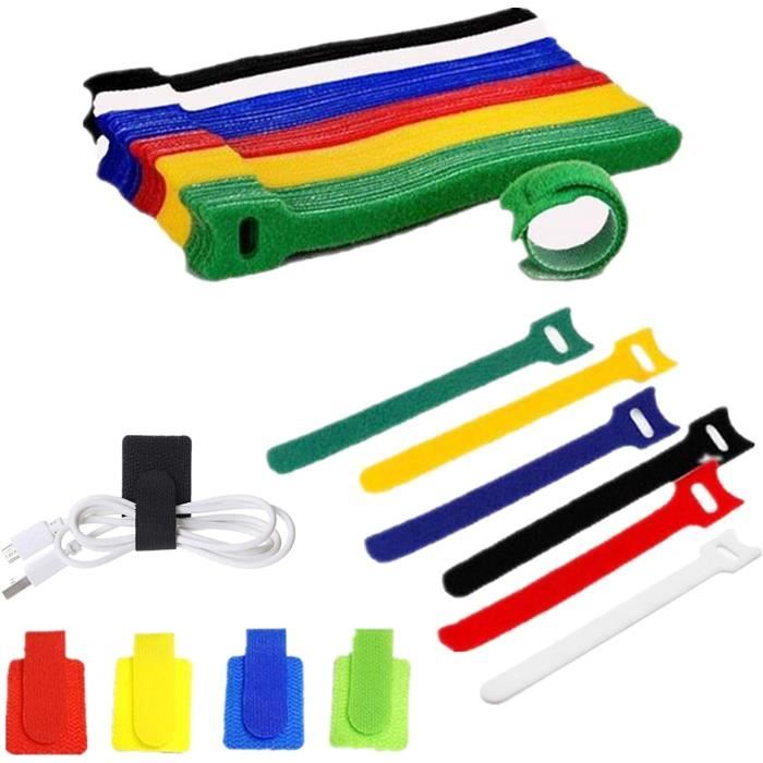 Lot De 100/500/1000 Attaches De Câble En Plastique