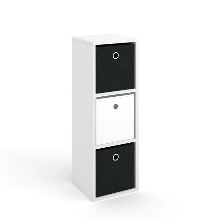 Meuble de rangement cube Hylda 28.4x82.8cm Blanc Vicco 29936 Meuble de rangement cube Hylda 28.4x82.8cm Blanc Vicco 29936