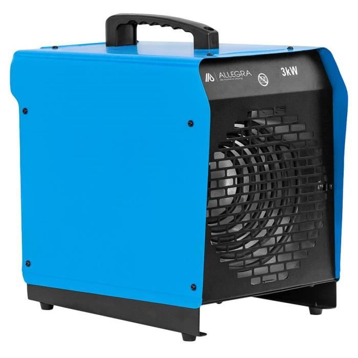 Radiateur Soufflant De Chantier 3000W Stak - Céramique, 3 Modes, Tête Inclinable, IP20 - Pour Atelier, Local Jusqu'à 30m² - 10